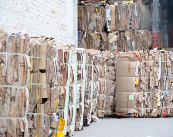 old corrugated cardboard