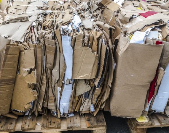 old corrugated containers