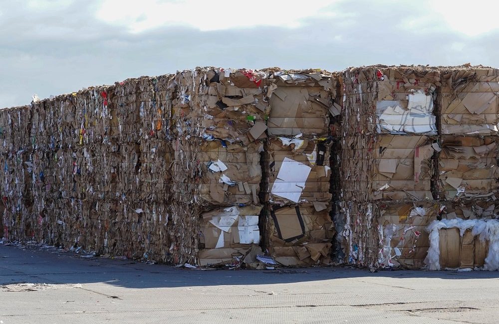 old corrugated containers