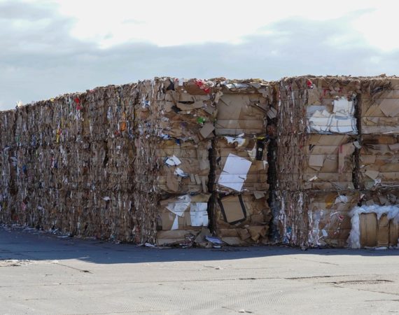 old corrugated containers