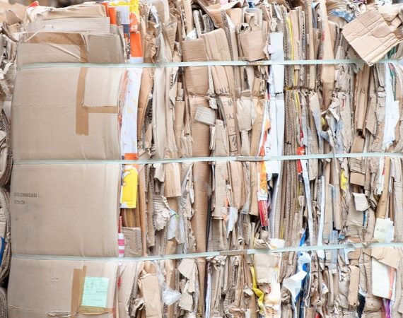 old corrugated containers