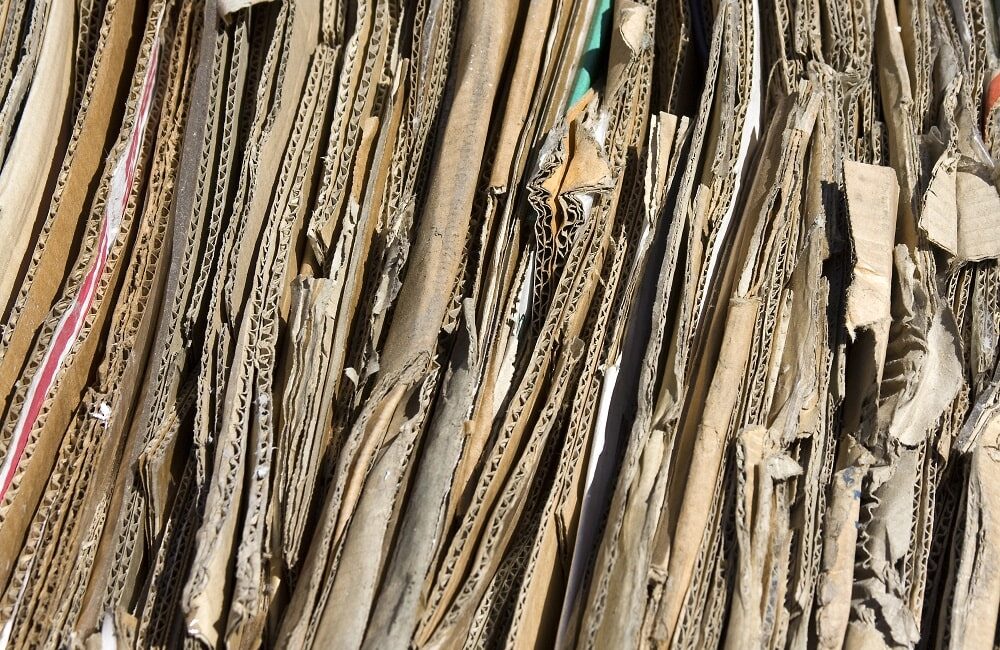 old corrugated containers
