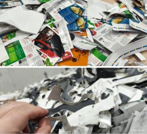 print cuttings waste paper recycling Richmond