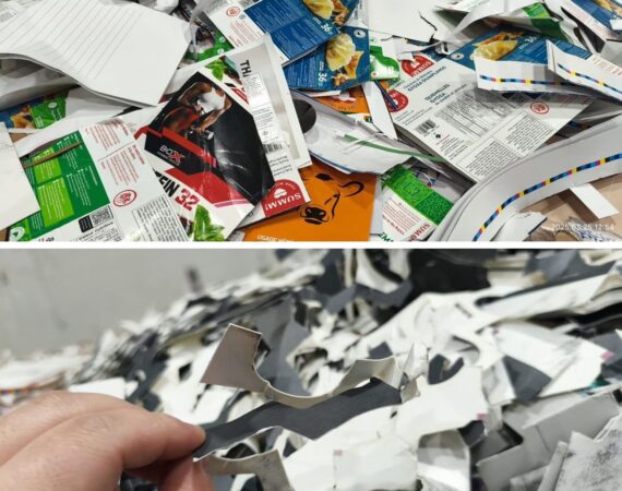 print cuttings waste paper recycling Richmond