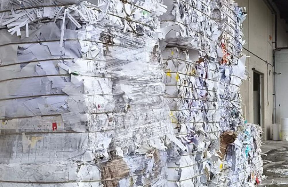 print cuttings waste paper recycling Vancouver