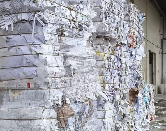 print cuttings waste paper recycling Vancouver