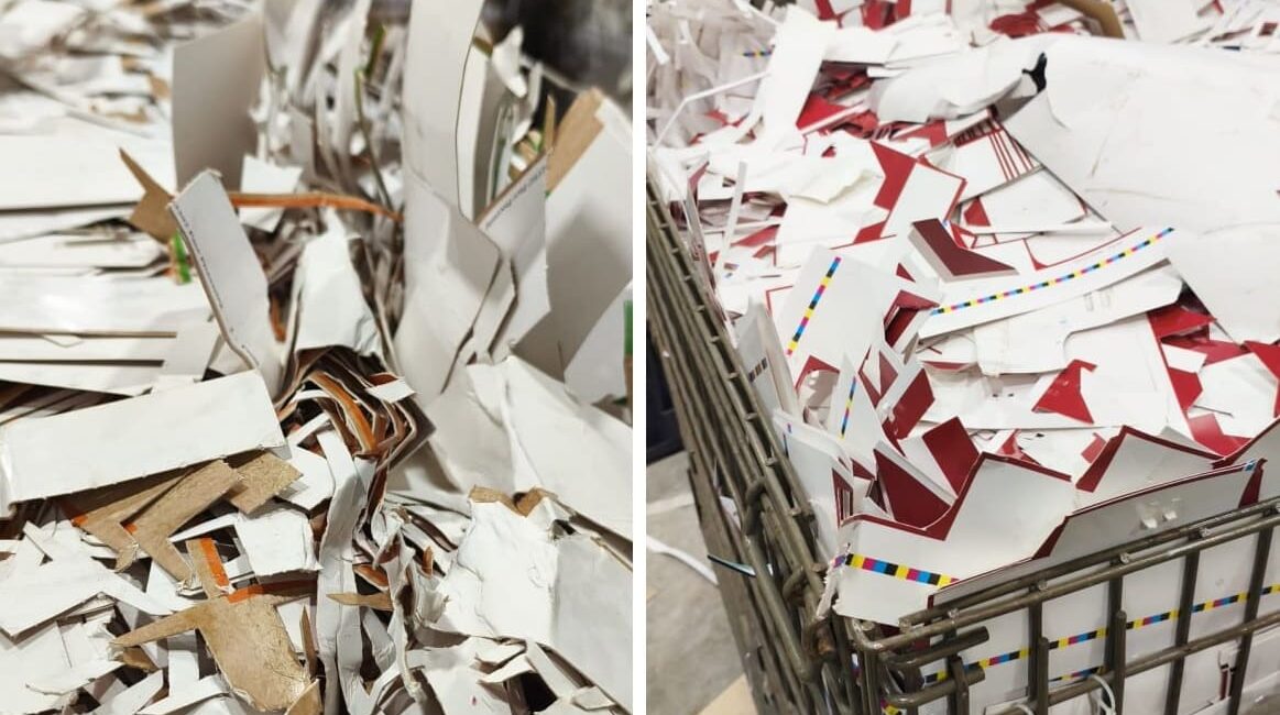 where recycle print cuttings