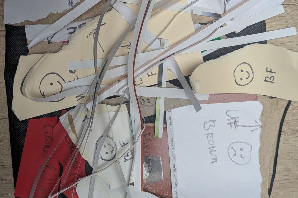 SBS waste paper