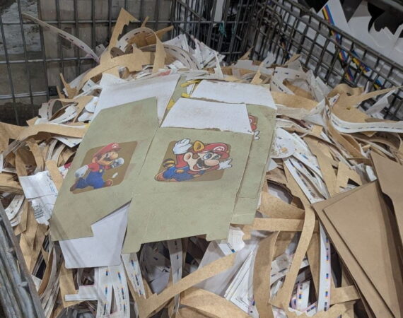 print cutting waste paper