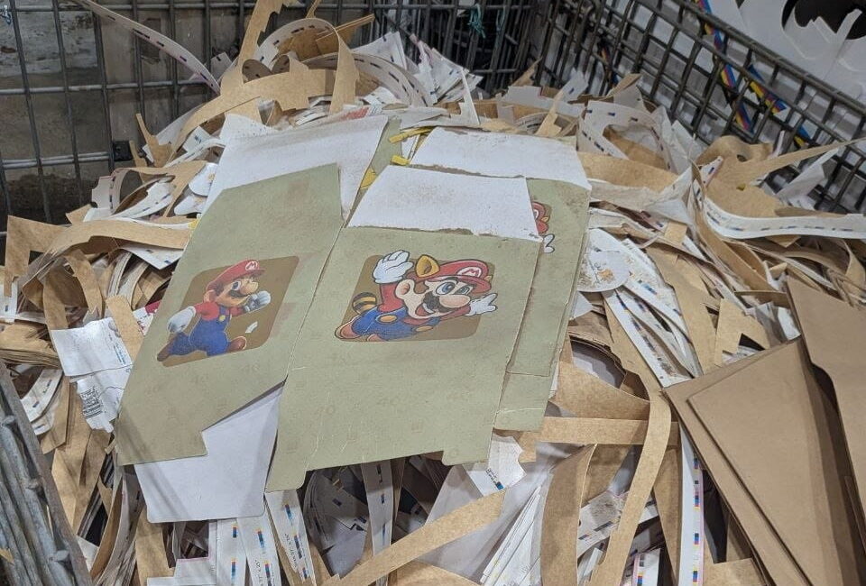 print cutting waste paper