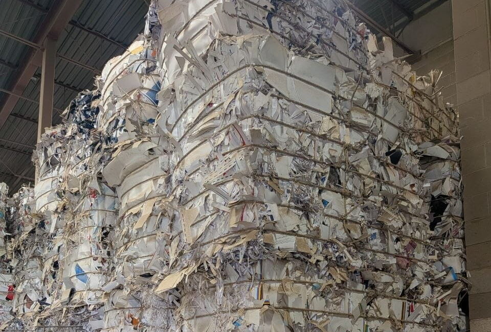Print cuttings waste paper